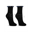 Marilyn SC M20 хлопковые женские носки украшенные крупными бусинками