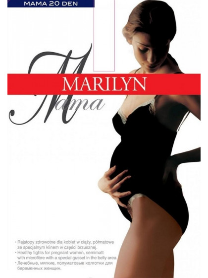 Marilyn Mama 20 Den женские тонкие колготки для беременных на завышенной талии