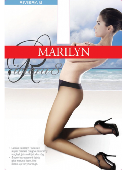Marilyn Riviera 8 Den тончайшие классические колготки для женщин, без шорт