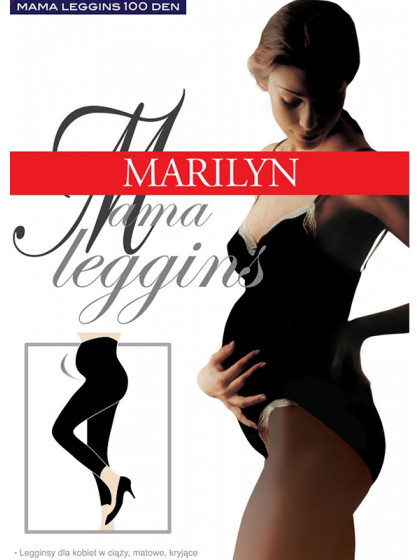 Marilyn Mama Leggins 100 Den женские облегающие лосины (леггинсы) для беременных из микрофибры