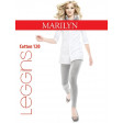 Marilyn Cotton 120 Den Leggins бавовняні облягаючі теплі  легінси з ефектом меланж