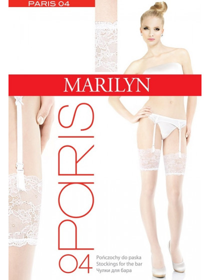 Marilyn Paris Model 04 тонкие женские чулки под пояс из Lycra