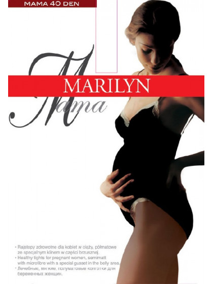 Marilyn Mama 40 Den классические женские колготки для беременных на завышенной талии