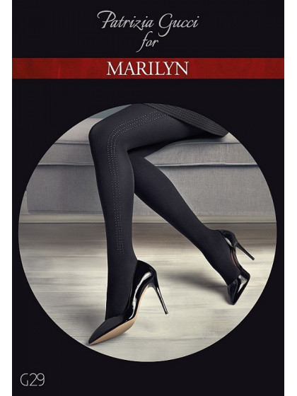 Marilyn Gucci G29 женские фантазийные колготки со стразами