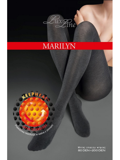 Marilyn Keep Heat 80 Den жіночі зимові термоколготки з акрилу та віскози