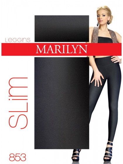 Marilyn Slim Model 853 корректирующие женские леггинсы (лосины) утепленные флисом внутри с моделирующим эффектом