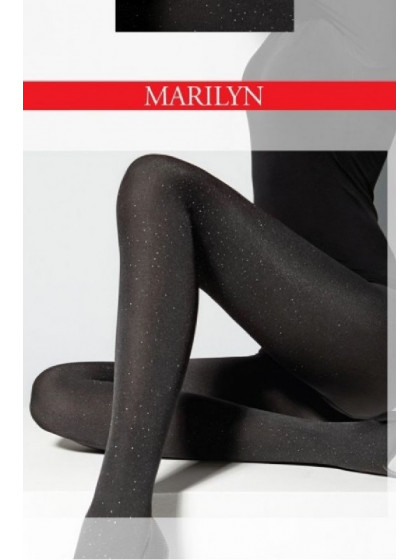 Marilyn Shine E57 плотные женские колготки из микрофибры с люрексом