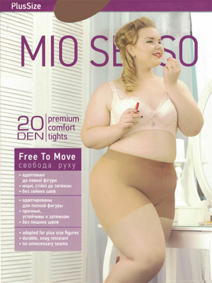 Mio Senso Free To Move 20 Den Plus Size колготки большого размера