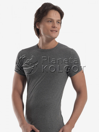 Oztas A - 1060 мужская футболка из рибана с круглым вырезом