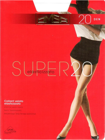 Omsa Super 20 Den тонкие классические колготки с шортиками