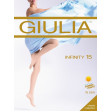 Giulia Infinity 15 Den тончайшие колготки без шорт