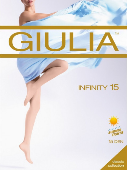 Giulia Infinity 15 Den тончайшие колготки без шорт