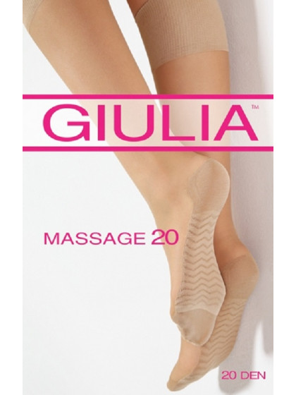 Giulia Massage 20 Den тонкие капроновые гольфы