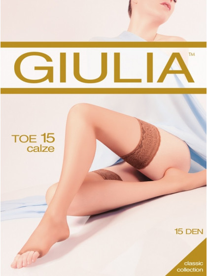 Giulia Toe 15 Den calze тончайшие чулки с открытыми пальцами