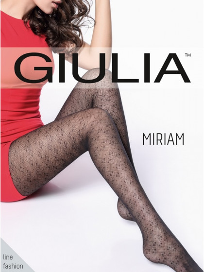 Giulia Miriam 20 Den Model 2 тонкі фантазійні колготки з малюнком