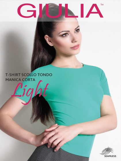 Giulia T-Shirt Scollo Tondo Manica Corta Light женская бесшовная футболка