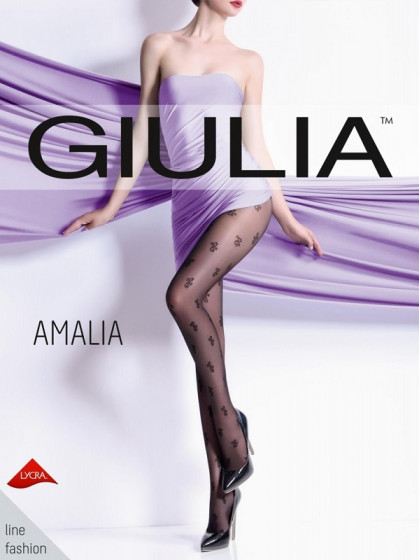 Giulia Amalia 20 Den Model 5 колготки с узором в виде завитков