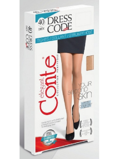 Conte Dress Code 40 Den классические колготки средней плотности без шорт