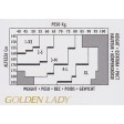 Golden Lady Dynamic 40 Den тонкие колготки с ажурными трусиками