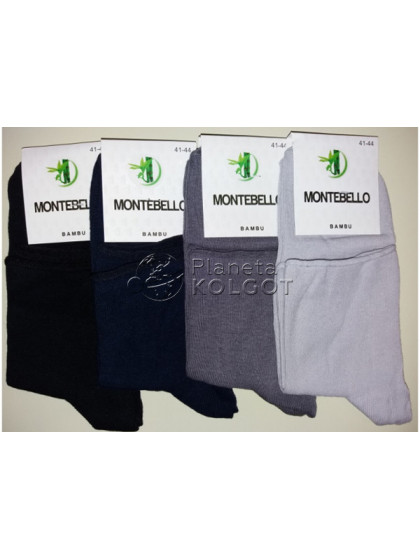 Montebello 021 мужские классические бамбуковые носки