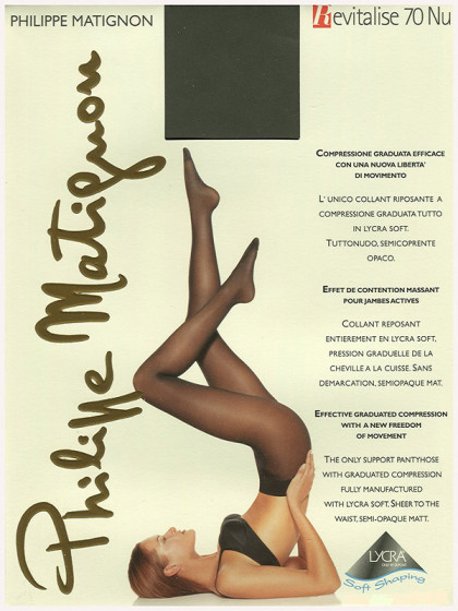 Philippe Matignon Revitalise 70 Den NU колготки с распределенным давлением по ноге